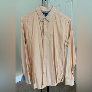 Banana Republic orange stripe Casual Button Down Shirt